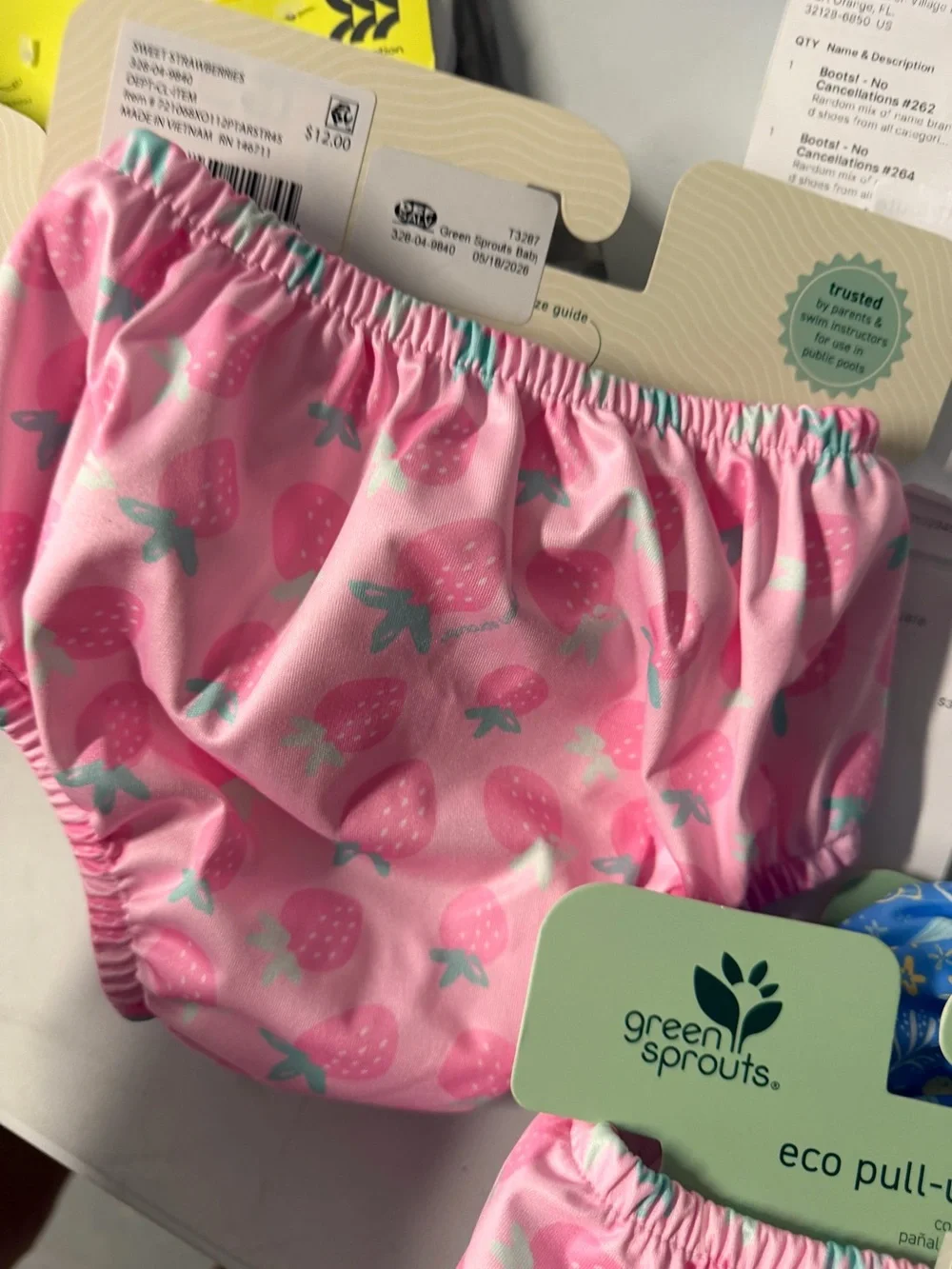 Reusable swim diaper size 24 months several colors new with tags
